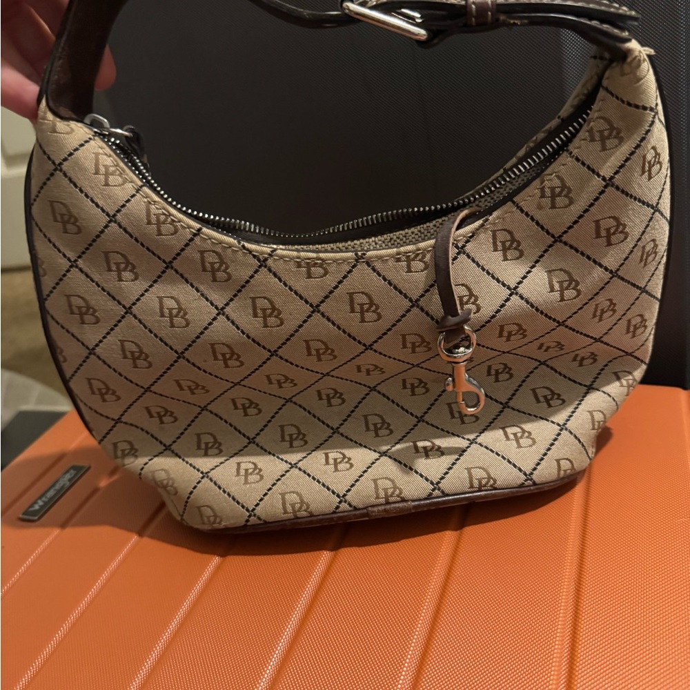 Dooney & Bourke Brown Monogram Shoulder Bag